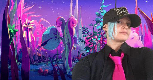 anime background and me